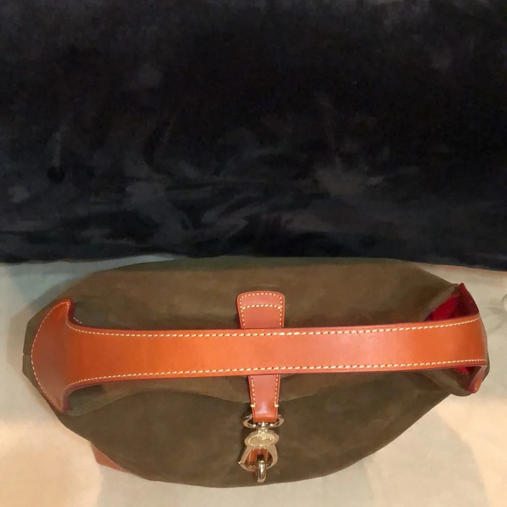 Dooney & Bourke Olive and Tan Hobo Bag Set - Picture 9 of 16